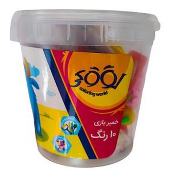 لوکی خمیر بازی 10 رنگ سطلی 6010