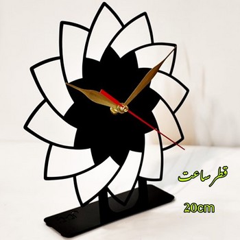 ساعت رومیزی طرح چرخان